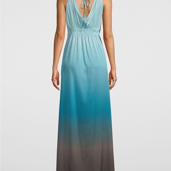 White House Black Market Ombré Maxi Dress Size M - Picture 3 of 3